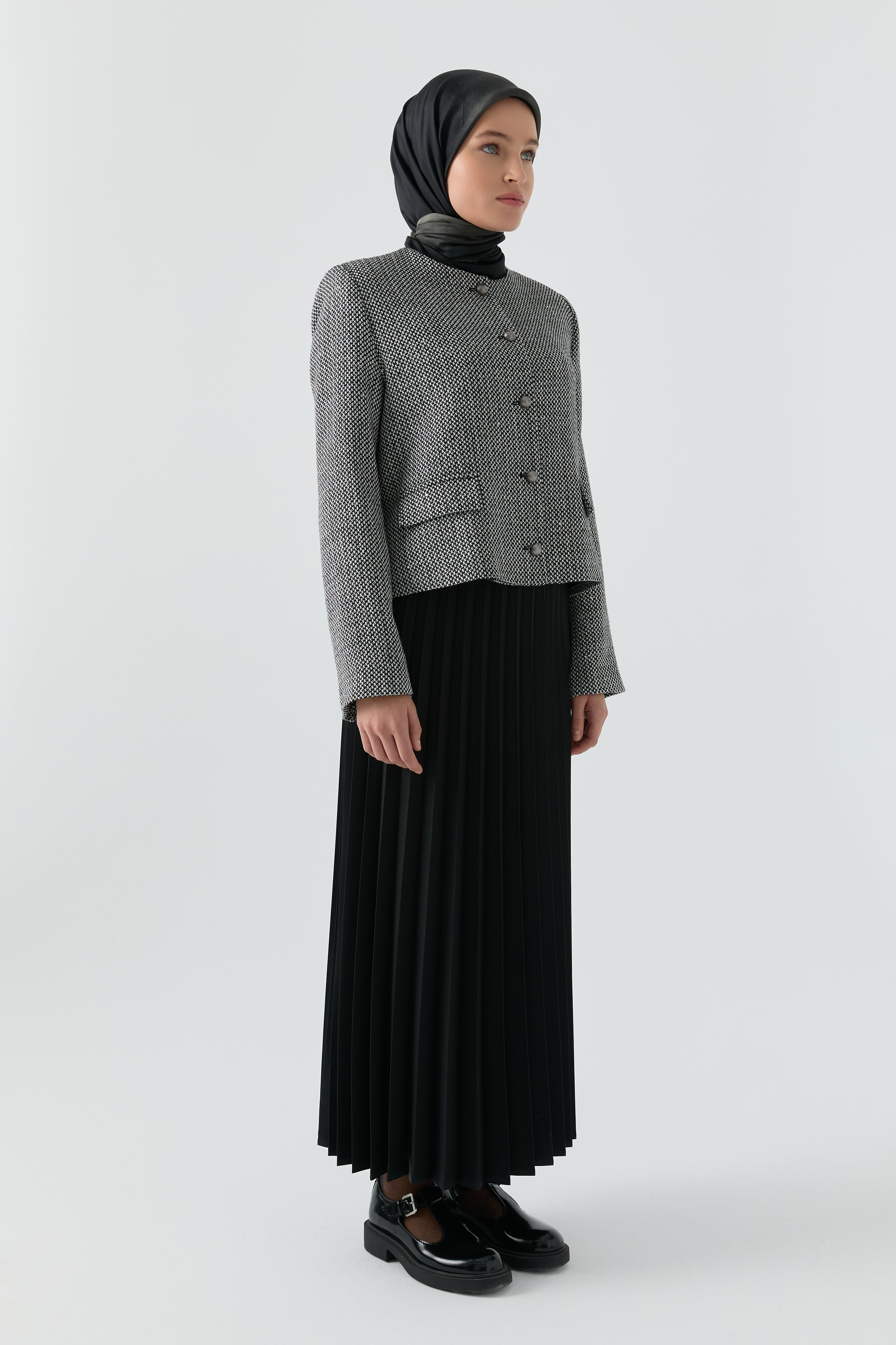 Pilise Etek - Siyah TUGBA