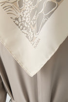 Arlina Twill İpek Eşarp - Bej TUGBA