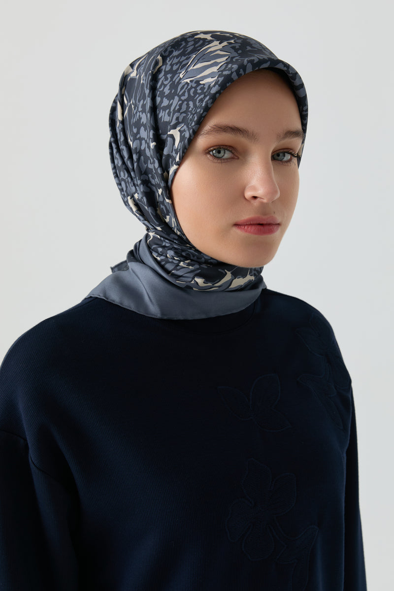 Arlina Twill İpek Eşarp - Havacı TUGBA