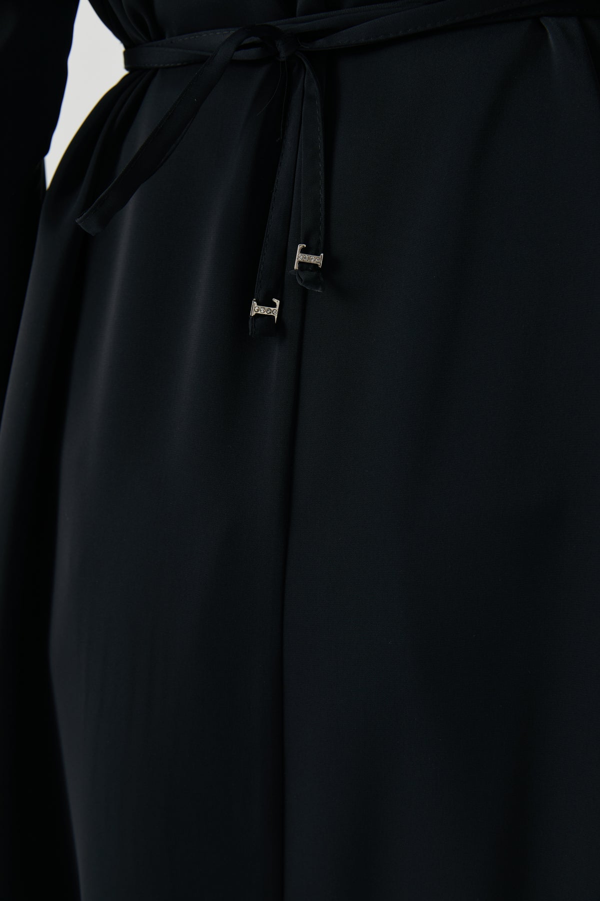 Pile Detaylı Tunik - Siyah TUGBA