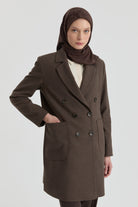 Blazer Ceket - Kahve TUGBA