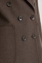 Blazer Ceket - Kahve TUGBA