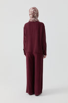 Bol Paça Pantolon - Bordo TUGBA