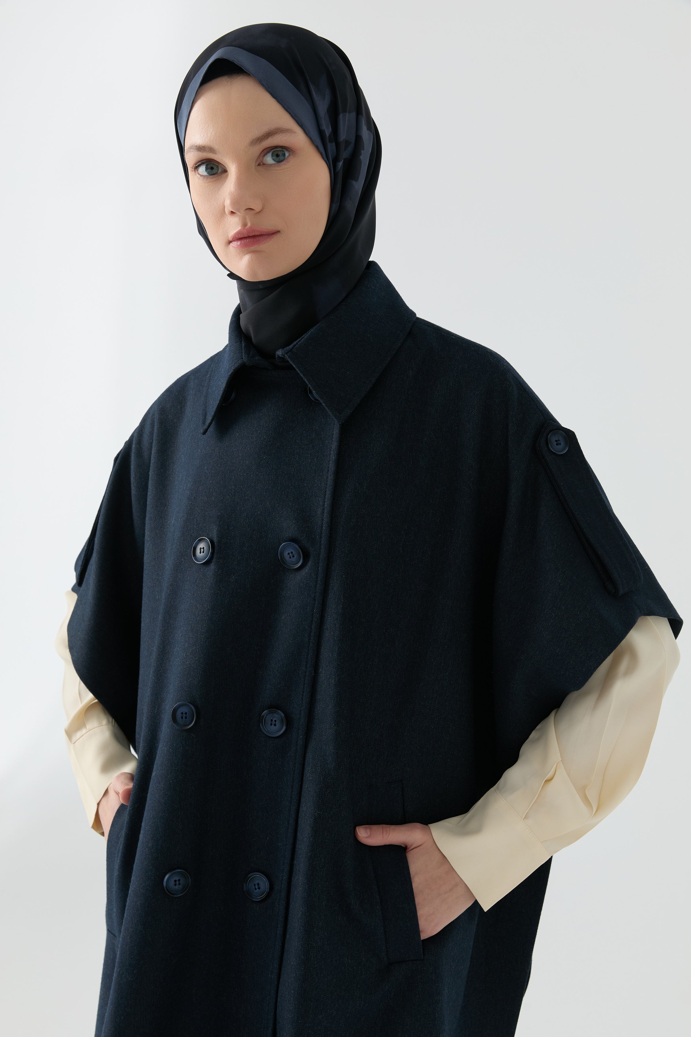 Kruvaze Panço - Lacivert TUGBA