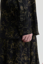 Kırma Detaylı Bluz - Siyah TUGBA