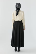 Kemer Detaylı Etek - Antrasit TUGBA