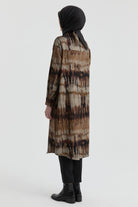 Gömlek Yaka Detaylı Tunik - Kahve TUGBA