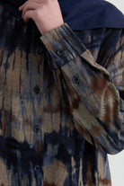 Gömlek Yaka Detaylı Tunik - Lacivert TUGBA