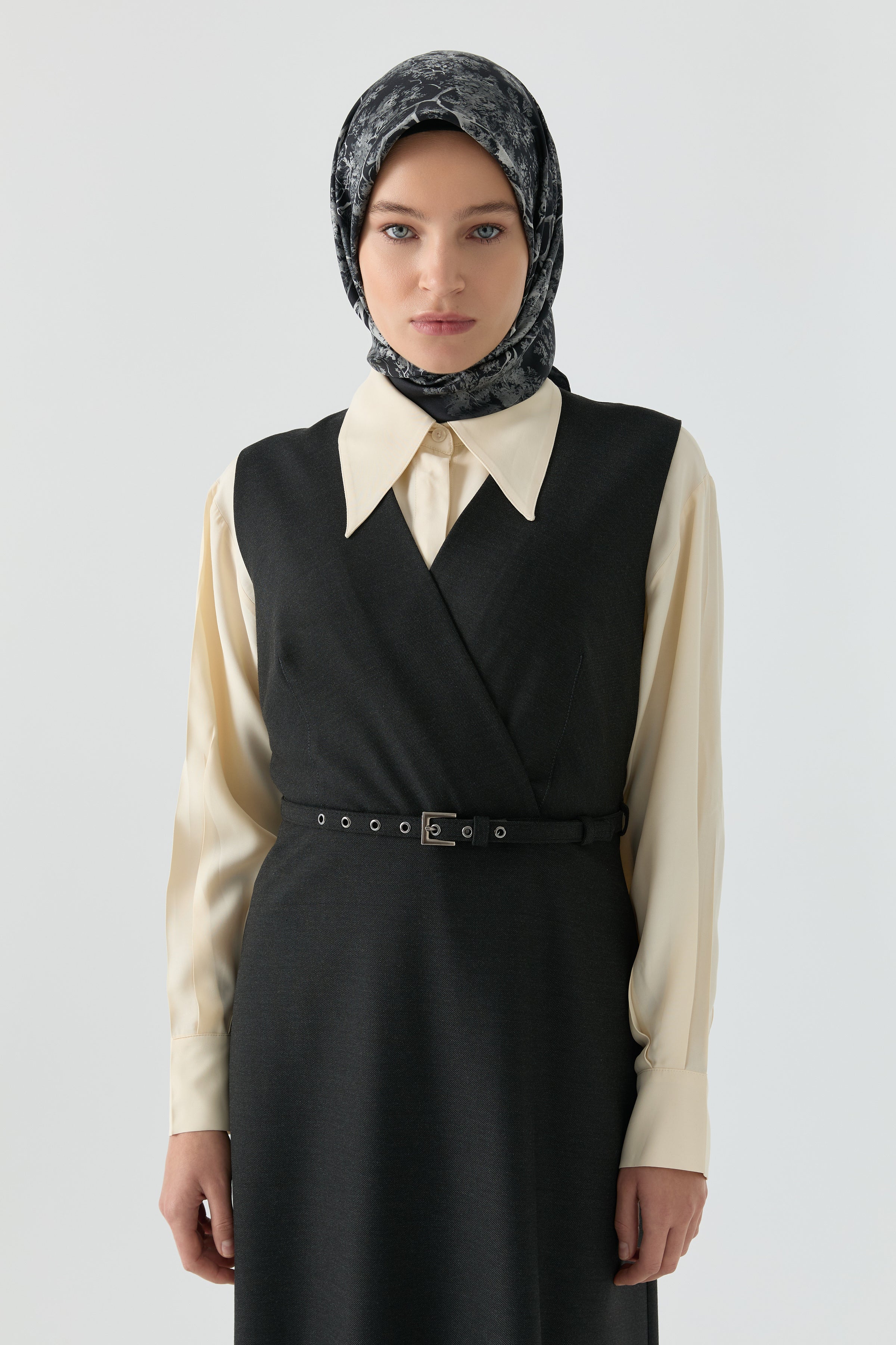 Kemer Detaylı Jile - Antrasit TUGBA