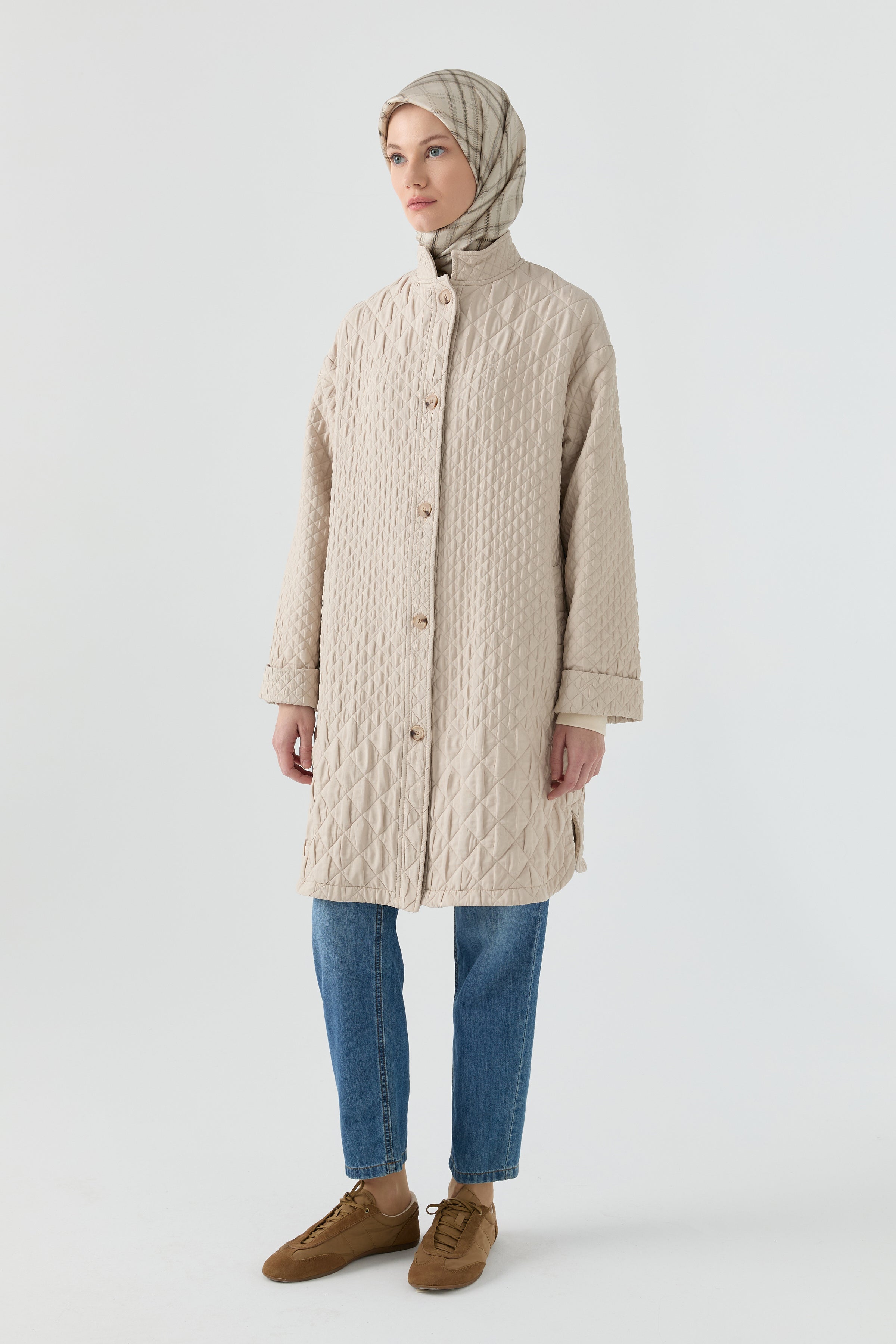 Baklava Desenli Mont - Taş TUGBA