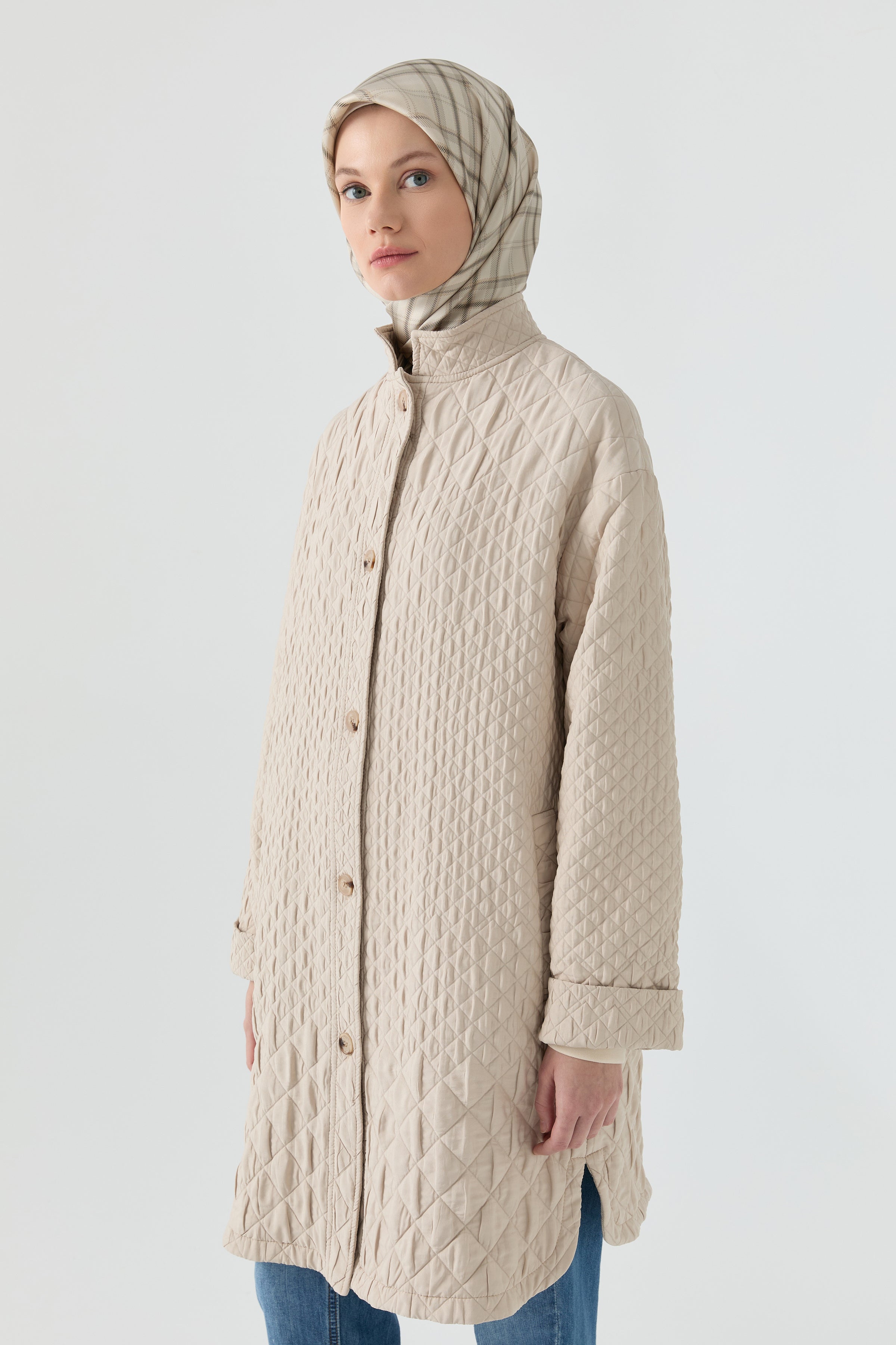 Baklava Desenli Mont - Taş TUGBA