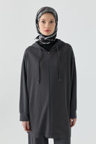 Taş Detaylı Takım - Antrasit TUGBA