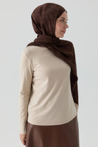 Yarım Balıkçı Yaka Bluz - Bej TUGBA