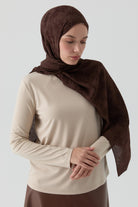Yarım Balıkçı Yaka Bluz - Bej TUGBA