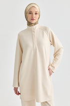 Örme Tunik - Bej TUGBA