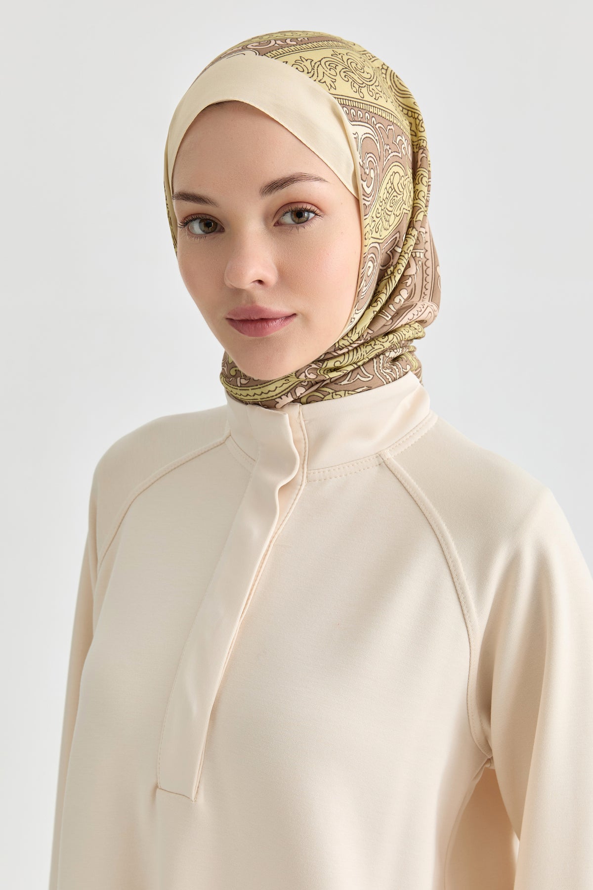 Örme Tunik - Bej TUGBA