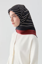 Ahenk Sura İpek Eşarp - Lacivert TUGBA