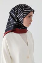 Ahenk Sura İpek Eşarp - Lacivert TUGBA