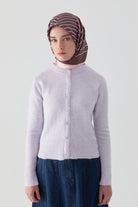 Ahenk Sura İpek Eşarp - Bordo TUGBA