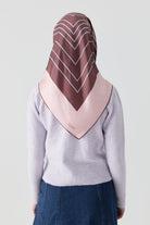 Ahenk Sura İpek Eşarp - Bordo TUGBA