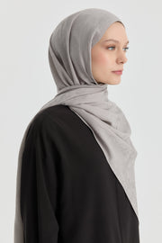 Roza Jakar Şal - Gri TUGBA