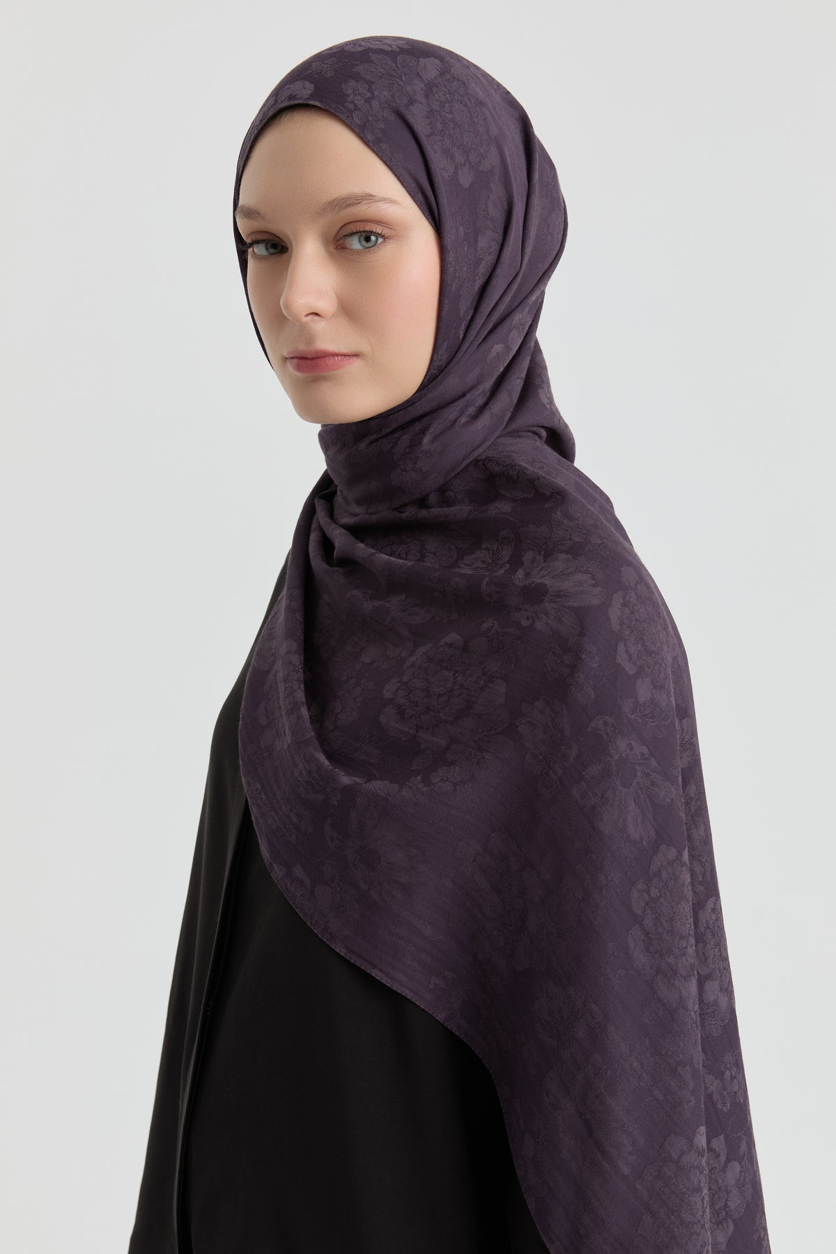 Roza Jakar Şal - Mor TUGBA