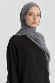 Roza Jakar Şal - Antrasit TUGBA