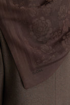 Roza Jakar Eşarp - Kahve TUGBA