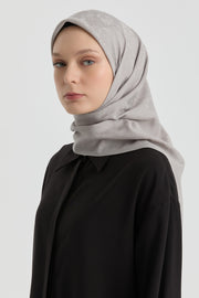 Roza Jakar Eşarp - Gri TUGBA