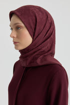 Roza Jakar Eşarp - Bordo TUGBA