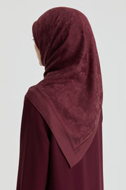 Roza Jakar Eşarp - Bordo TUGBA