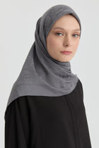 Roza Jakar Eşarp - Antrasit TUGBA