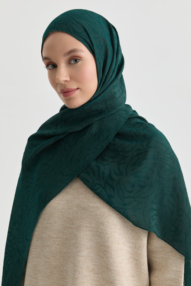 Afra Jakar Şal - Zümrüt TUGBA