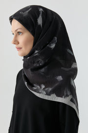 Hülya Natural Eşarp - Siyah TUGBA