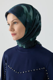 Hülya Natural Eşarp - Göl Yeşili TUGBA
