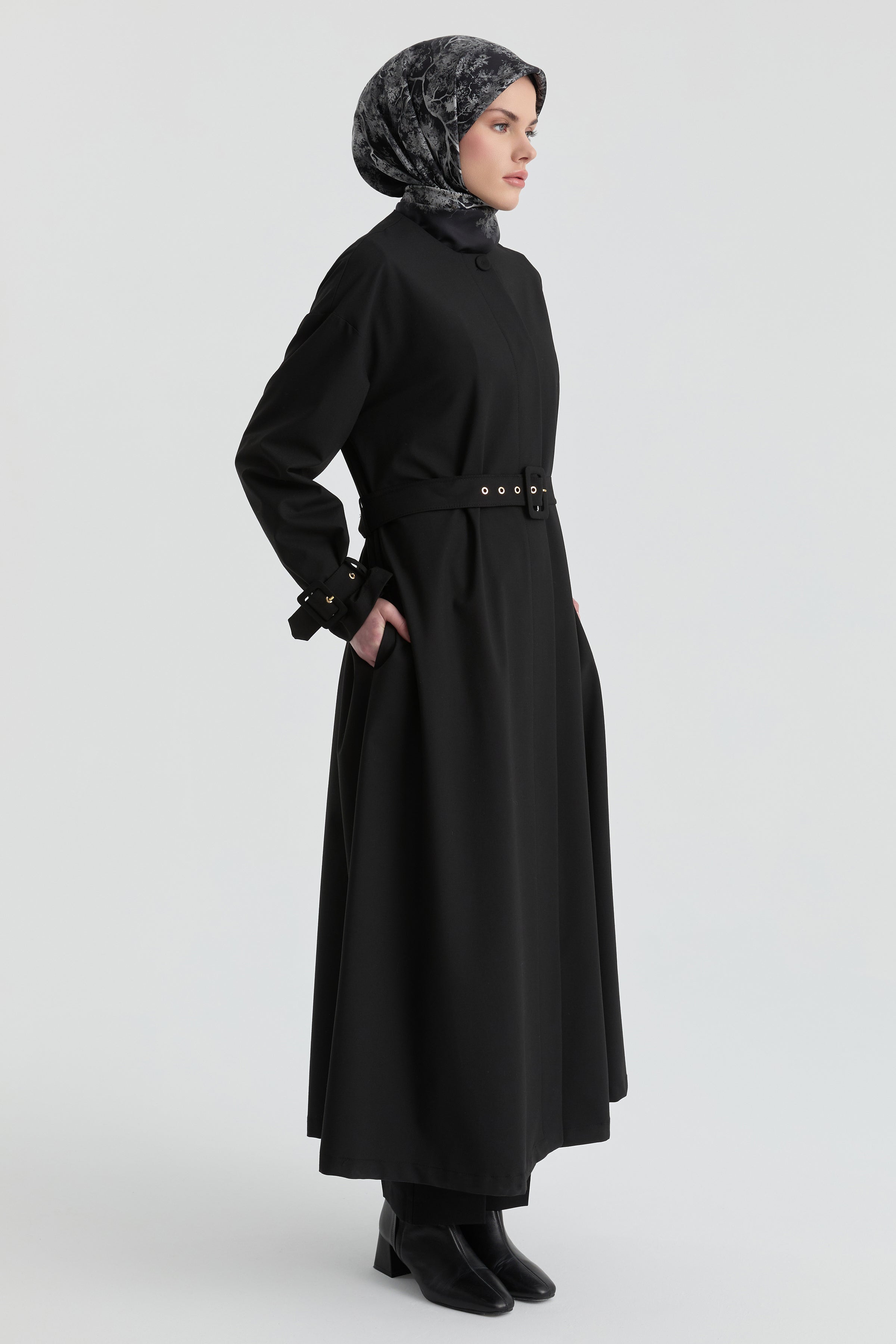 Gizli Pat Ferace - Siyah TUGBA