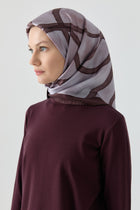 İnhina Twill İpek Eşarp - Mürdüm TUGBA