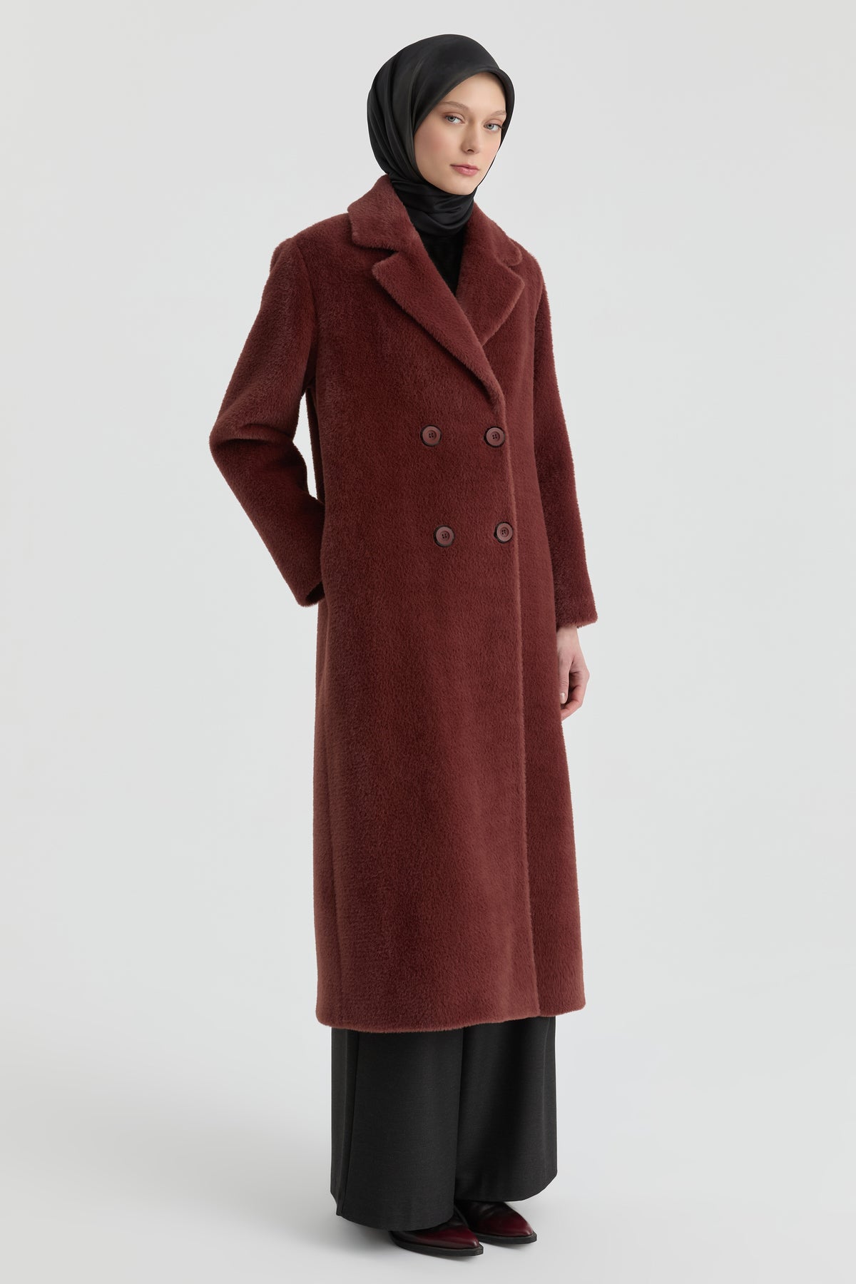 Plush Coat - Tan