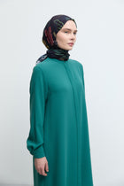 Hakim Yaka Basic Tunik - Yeşil TUĞBA