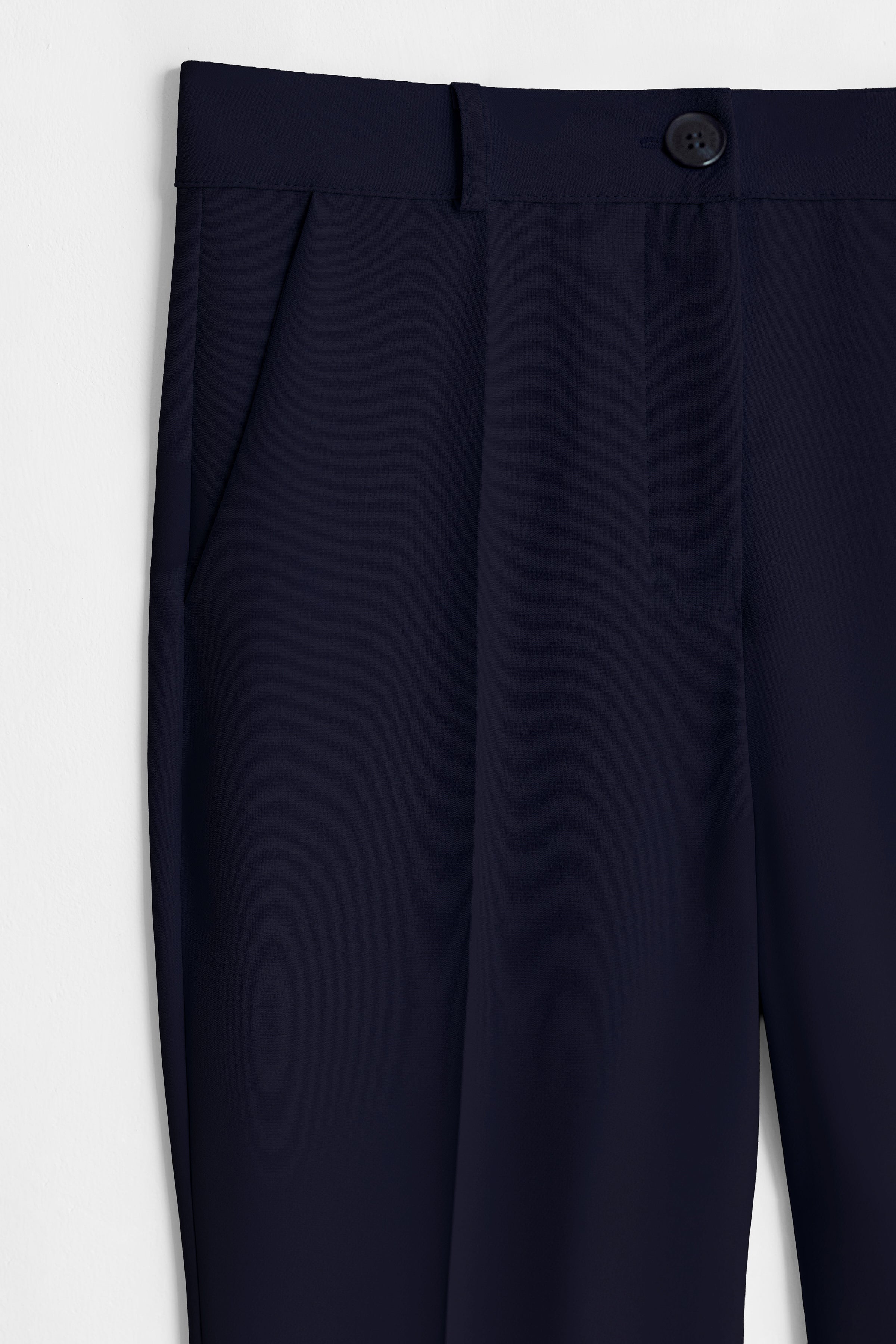 İspanyol Paça Basic Pantolon - Lacivert TUĞBA