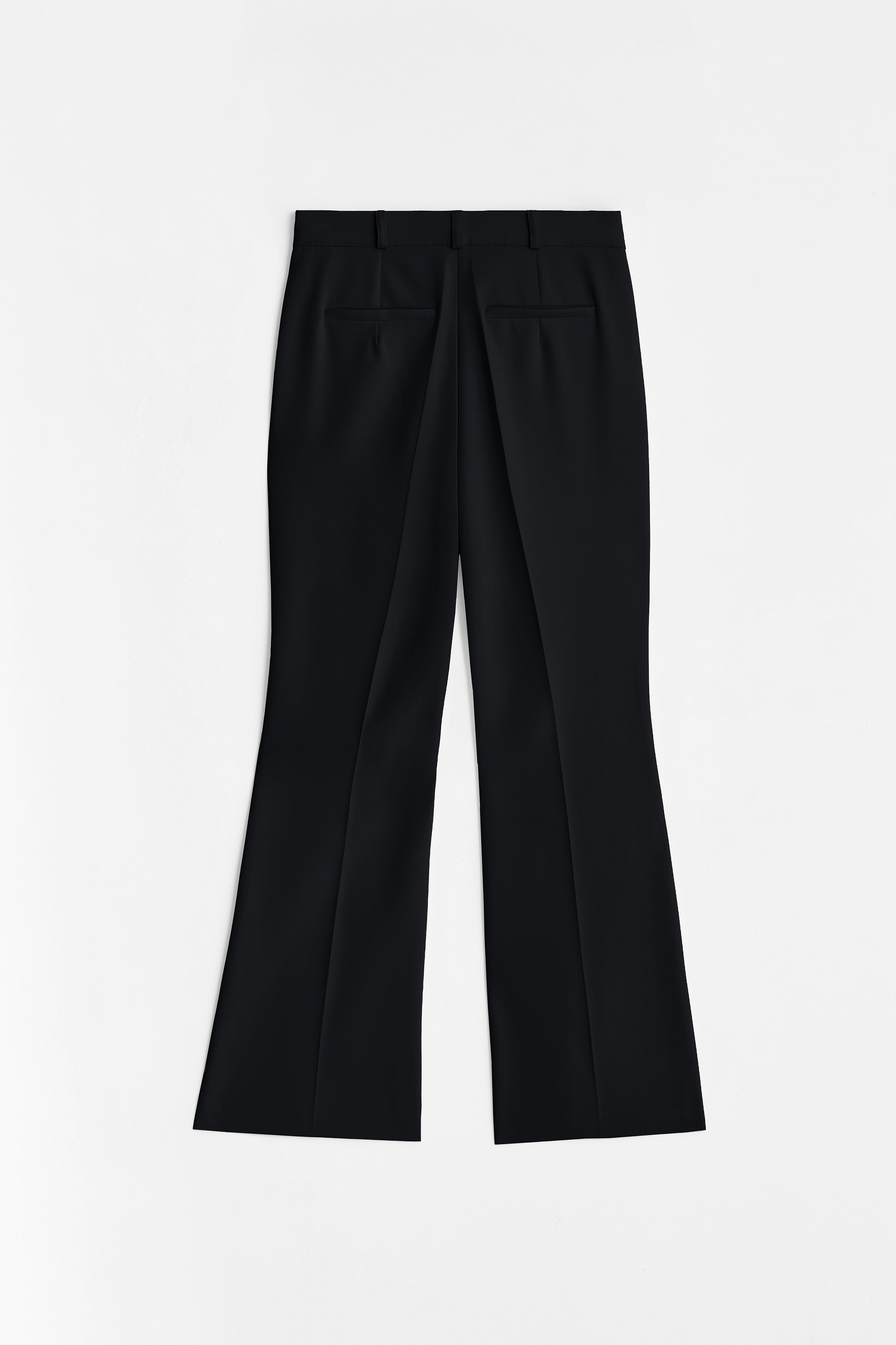 İspanyol Paça Basic Pantolon - Siyah TUĞBA