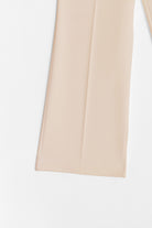 Belden Yarım Lastikli Basic Pantolon - Bej TUĞBA