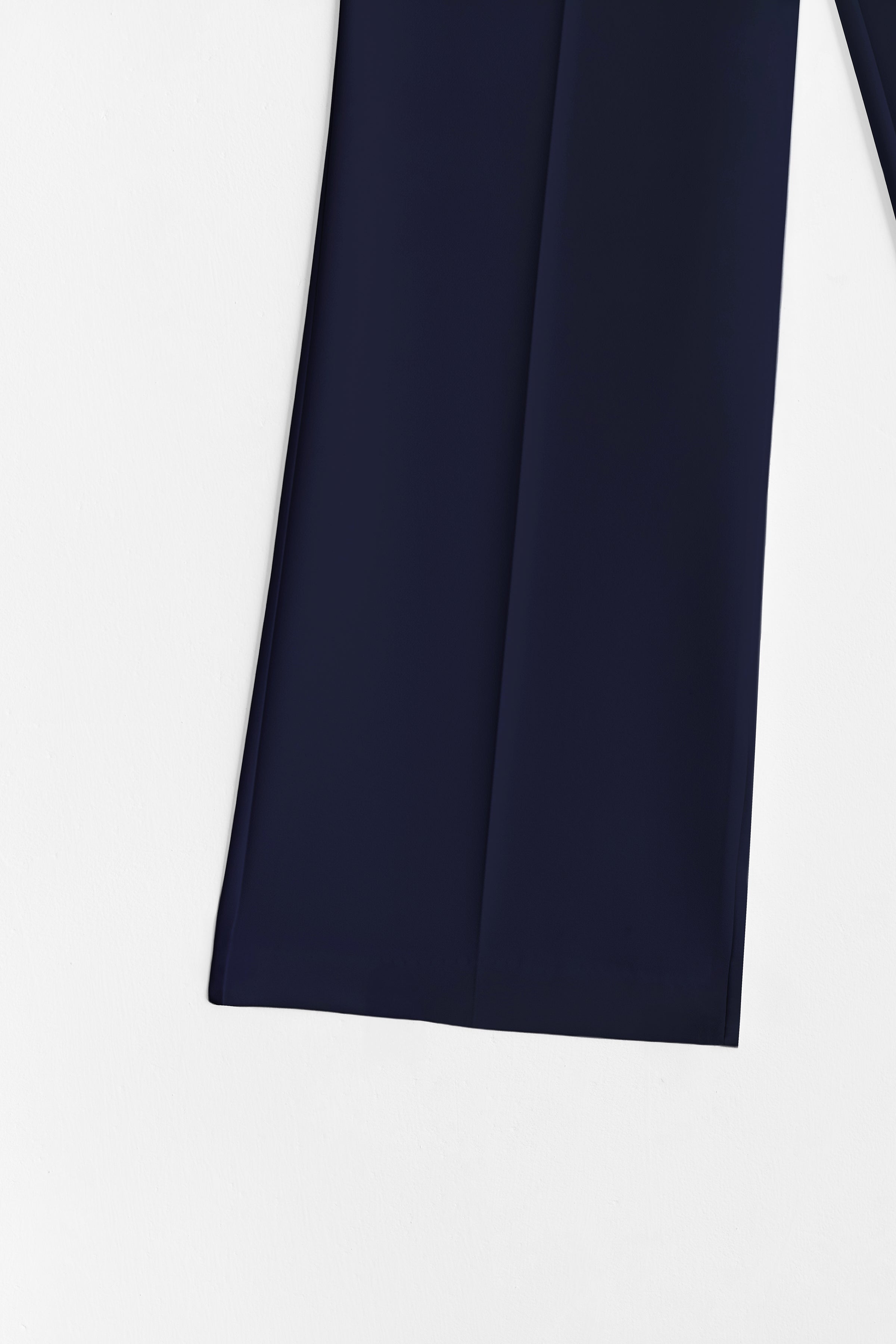 Beli Lastikli Culotte Pantolon - Lacivert TUĞBA