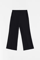 Beli Lastikli Culotte Pantolon - Siyah TUĞBA
