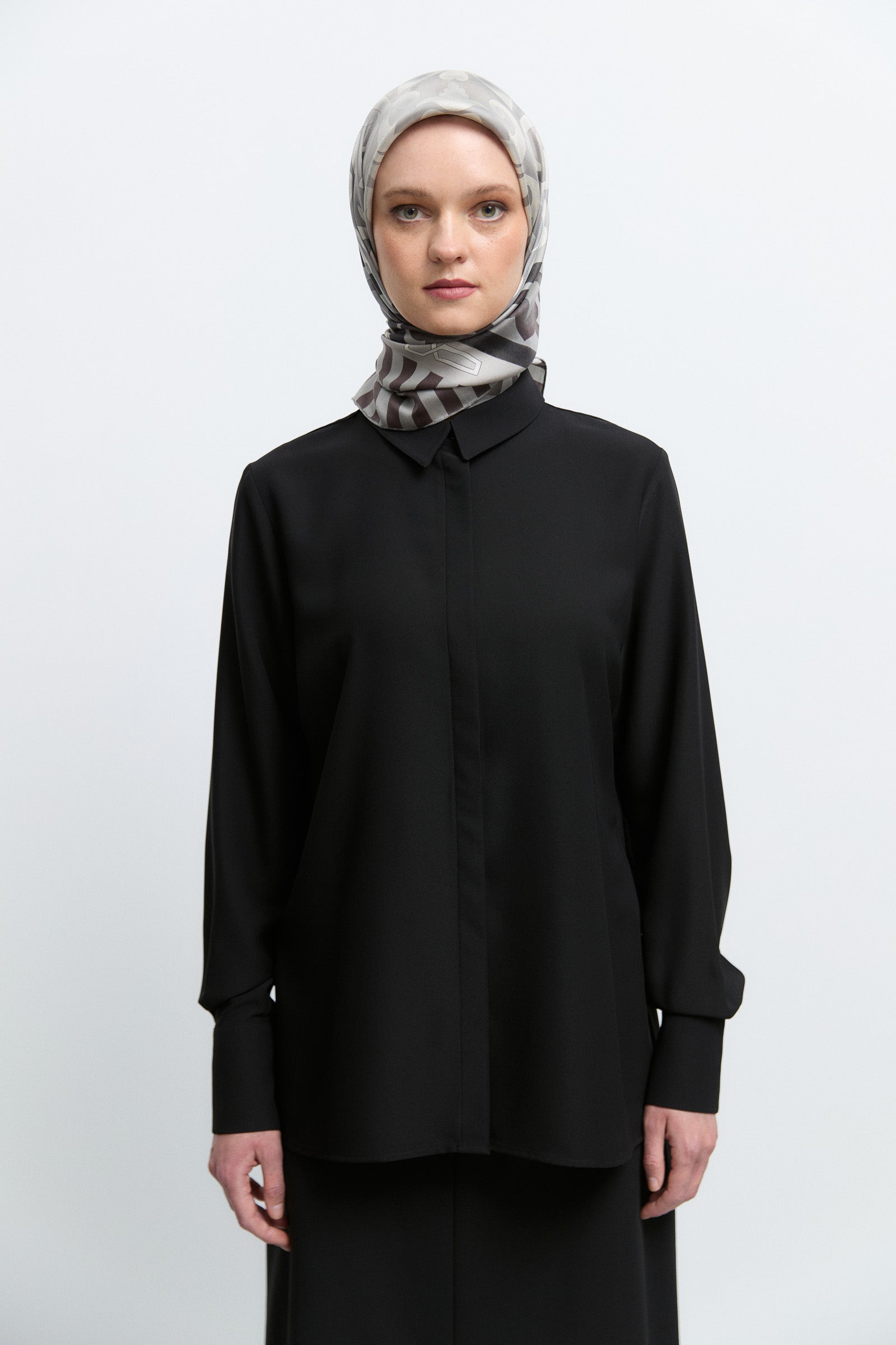 Hidden Placket Shirt – TUĞBA