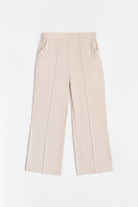 Beli Lastikli Culotte Pantolon - Bej TUĞBA