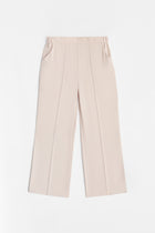 Beli Lastikli Culotte Pantolon - Bej TUĞBA