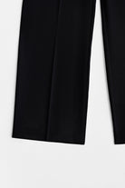 Beli Lastikli Culotte Pantolon - Siyah TUĞBA