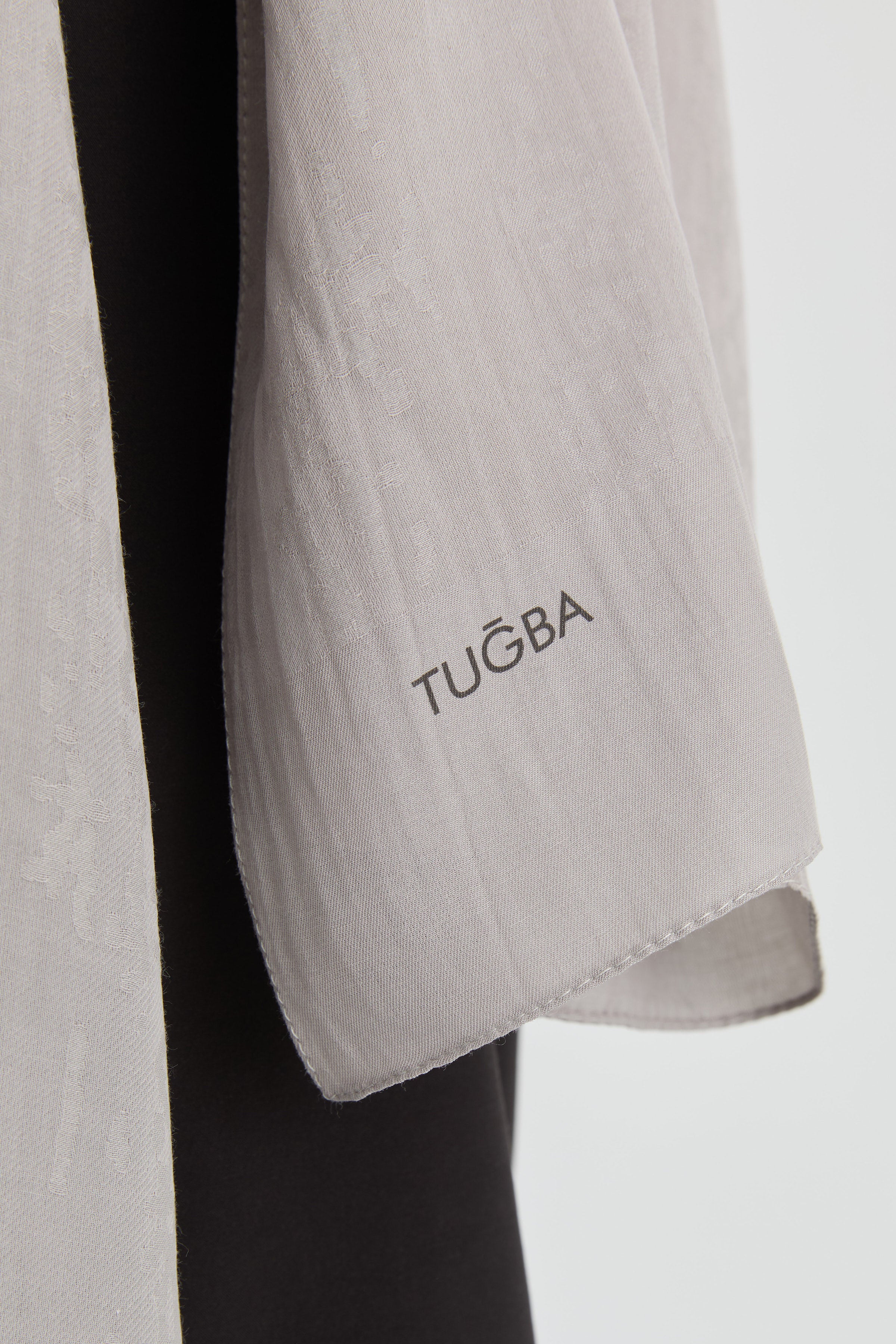 Efsun Jakar Şal - Gri TUGBA