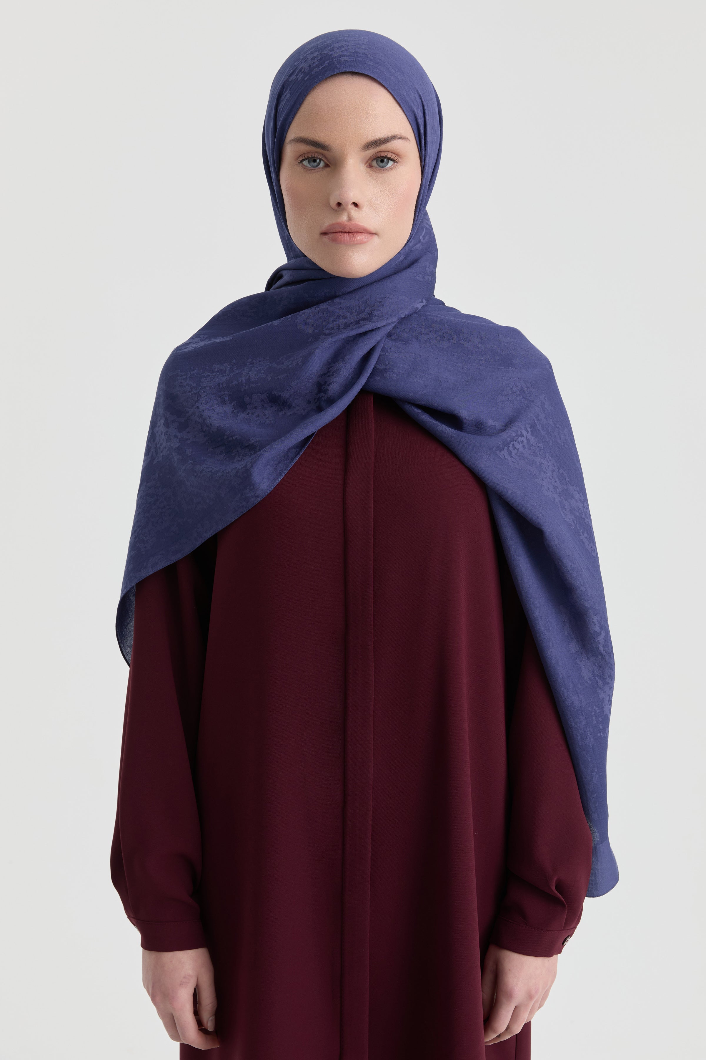 Efsun Jakar Şal - İndigo TUGBA